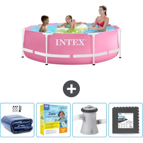 Intex Piscina con estructura Redonda - 244x76 cm - 7-piezas  SCB10 (1/5)