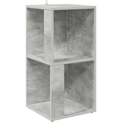 Maison Exclusive - Armadio Angolare Grigio Cemento 33x33x67 cm in Truciolato