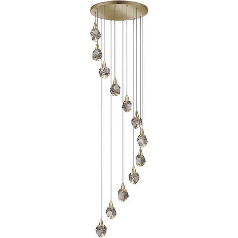 LAMPARA 12L AQUARIA ORO MATE (1/4)