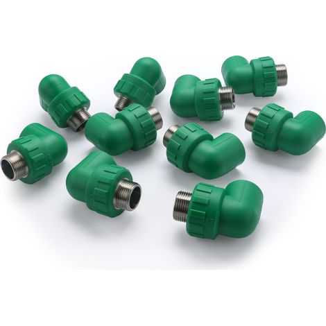 Codo macho PPR QUICK PLOMBERIE 3/4 - Ø25 (x10)