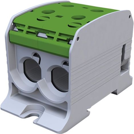 Connettore per binario filettato STB 95-2 Al/Cu 87520 SIMBLOCK, verde (1/4)