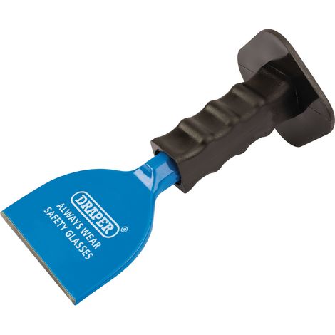 Draper 225 x 100mm Brick Bolster with Hand Guard – Heavy-Duty Masonry Tool (Sold Loose) (1/5)