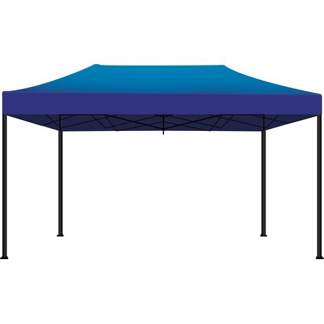 Kebon Tenda / Gazebo Per Giardino 3X4,5 Mt Impermeabile Tendone Pieghevole Per Fiere E Mercati  Colore Blu