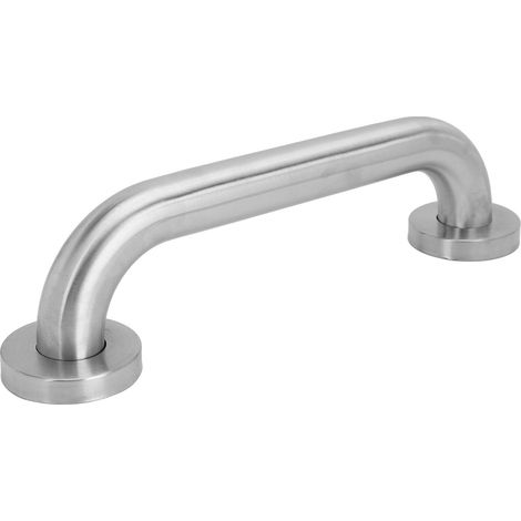 Barre d'appui sécurité L300mm D32mm acier inoxydable renforcé antidérapant, rampe de douche murale pour salle de bain, couloir, escalier (1/5)