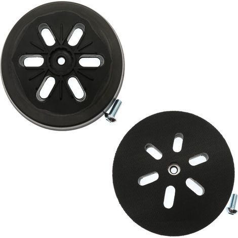 Disque Abrasif 150 mm Plateau Ponceuse Compatible avec Bosch GEX 150, GEX 150 AC, GEX 150 Turbo Ponceuse Dureté(2 pièce)