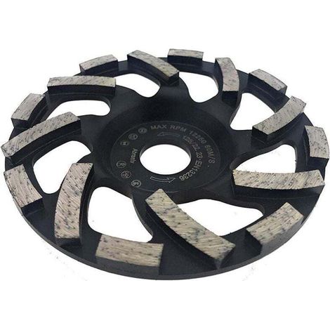 Disco abrasivo diamantato di qualità professionale per smerigliatura abrasiva, mola diamantata 125 x 22,2 mm.