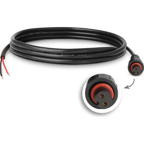 Anschlusskabel 2-Polig 1m für SETLINK Stecksystem einfarbig IP65 (1/2)