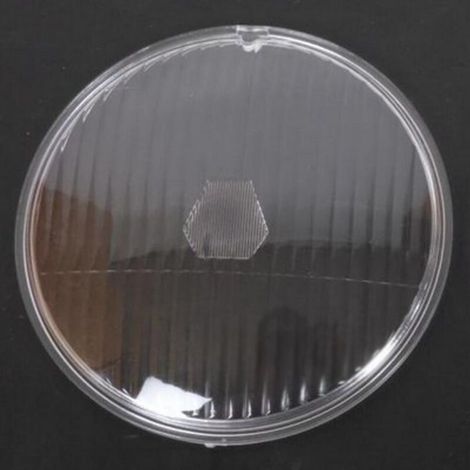 Cabochon vitre d optique avant en plastique Ø127mm transparent