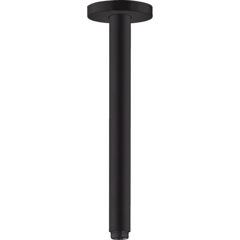 Braccio Doccia Hansgrohe S 300 mm a Soffitto Nero Opaco  27389670 Nero (1/2)