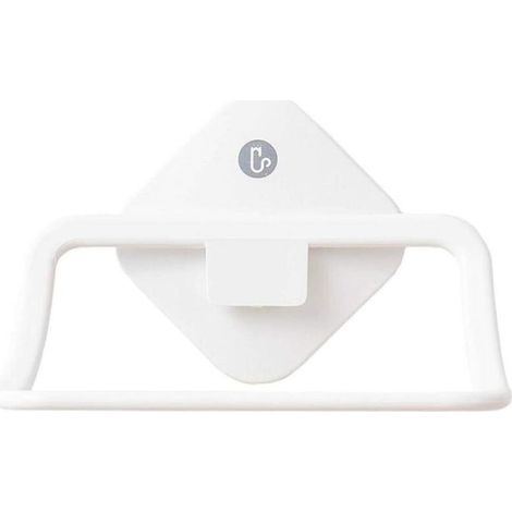 Towel Rings For Bathrooms Serviette Simple Cadre Sans Serviette Perforée Salle De Bains Cuisine Rack Cintre Riz Blanc Mini Cuisine Pendaison Anneau(15,5x9,7cm)