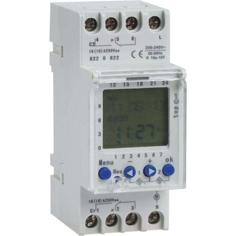 Zweikanal-220-V-Zeitschaltuhr – 7-Tage-/24-Stunden-Poolzeitschaltuhr – LCD-Digitalschalter – Genauigkeit ≤ ±2 s/Tag