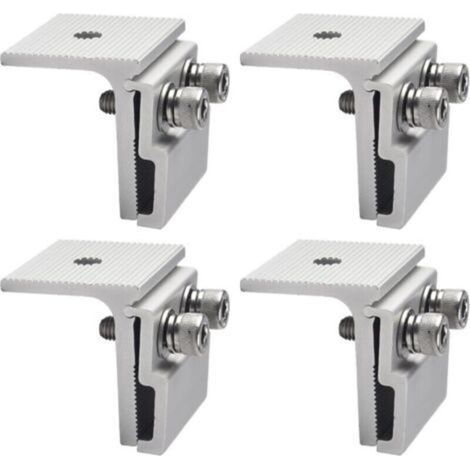 Ensemble de 4 attaches de câble pour câbles de toiture, clips pour joints debout pour câbles chauffants, pare-neige et panneaux solaires.