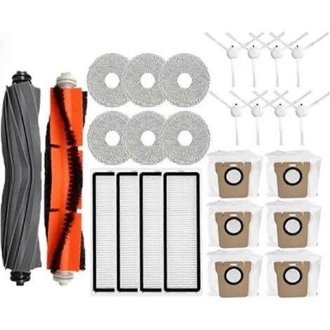 Pour Omni 1S B101CN B116 X10+ pour L10S Ultra / S10 Pro : brosse latérale principale, filtre HEPA, sacs à poussière (1/5)