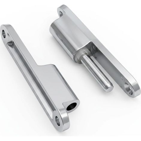 Charniere Porte Zirconium Alloy, Gond Porte à Visser Type Rénovation avec Roulement Sans Entretien, Paumelle Porte Bois pour D'armoires Pièces Meubles, Charnières Universelles Amovibles pour Portes (1/5)