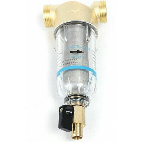 Vorfilter Wasserfilter Gartenpumpe Hauswasserwerk Rückspülfilter Edelstahlfilte