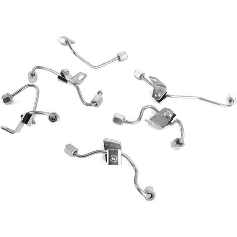 Kit de 6 conduites d'injection de carburant 5086871AA 5086872AB 5086873AB compatible avec Dodge 5.9L 2003-2009 (1/5)