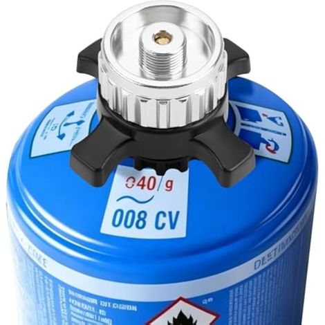 Adaptateur Cartouche Gaz – CV Easy Clic vers EN417 7/16" pour Réchaud (1/5)