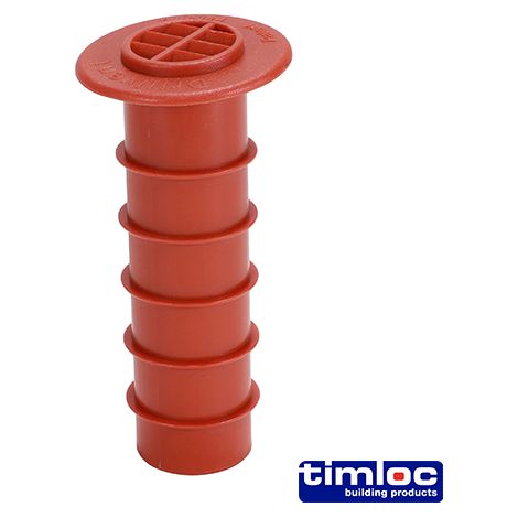 Timloc Cavity Wall Drill Vent Terracotta - 80 (drill hole 25mm)