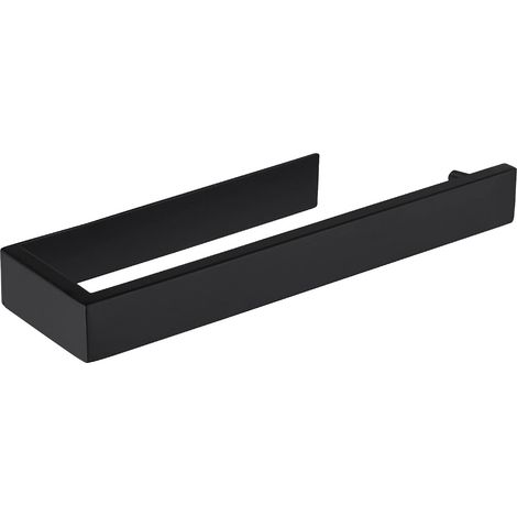 ZOLGINAH Anneau porte-serviettes Porte-serviettes, 304 Acier inoxydable support de serviettes Accessoirs WC Salles de Bains (sans perçage, noir) (1/4)