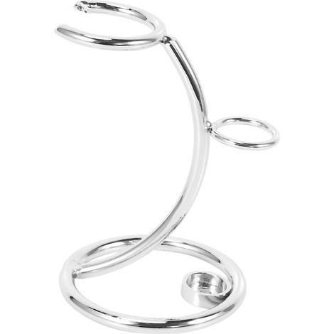 Support universel pour blaireau de rasage, simple et sûr, en métal, avec porte-blaireaux et kit de rasage pour hommes. Organisateur pour kit de rasage. (1/5)