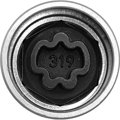 Clé De Déverrouillage Écrous Sécurité Pour Mercedes Douille Antivol Roue Acier 3,7cm (1/5)
