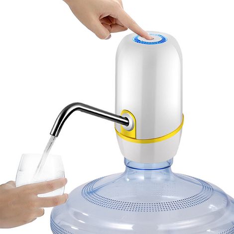 Distributeur De Bouteille D Eau - Pompe Electrique USB Pour Bidon De 5 Gallons - Portable Pour Camping Et Voyages - 1 Unite (1/5)