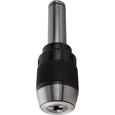 Portabrocas integrado de acero de alto contenido en carbono con dispositivo de bloqueo para brocas de 13 mm. (1/5)