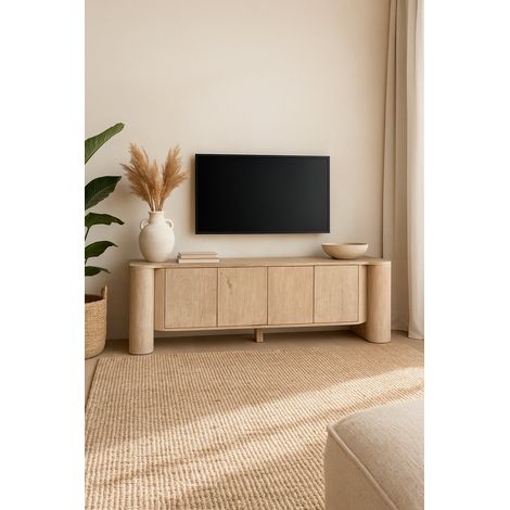 Mueble Tv Mango 180X40X60 Encalado