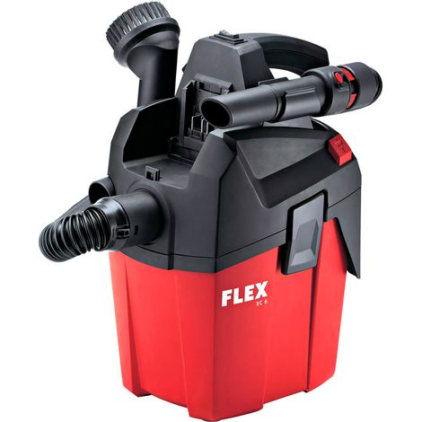 Flex – Aspirateur compact sans fil 18V – Puissance d'aspiration élevée – Dépression 12 000 Pa – Nettoyage manuel du filtre – 6L (1/10)
