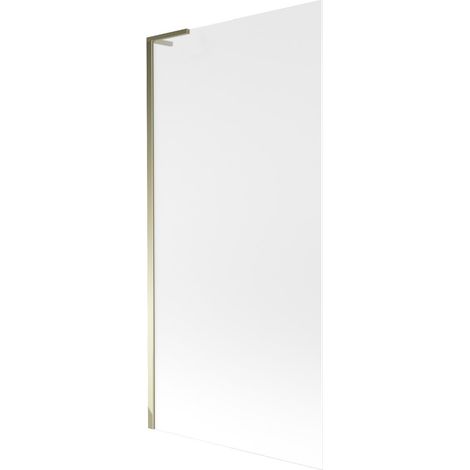 Mexen Next L mampara para bañera de 1 hoja 90 x 150 cm, escarchado, dorado - 895-090-000-03-30-50 (1/5)
