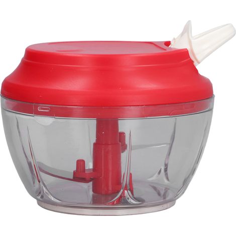 Hachoir manuel 500 ml / 17 oz, robot culinaire portatif pour ail, oignon, viande, poivre et gingembre (1/5)