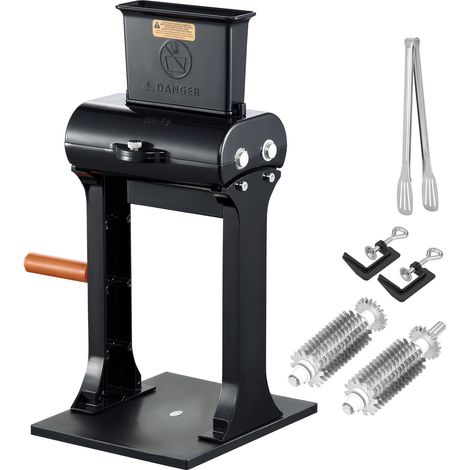 Attendrisseur Viande Commercial, Acier Inoxydable Lourde, Manuel Rapide, Goulotte 14.7 cm Boeuf, Dinde, Poulet, Porc, Poisson (1/5)