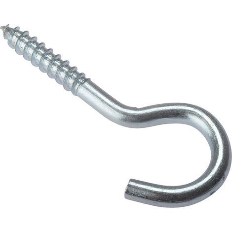 Forgefix Zinc-Plated Screw Hook ZP 60 x 10Ga Pack of 10 (1/3)