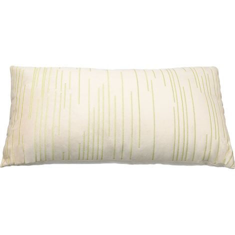 EGLO LIVING Kissen Chevery, elegantes Couch Zierkissen, Dekokissen aus besticktem Samt in Beige und Gold, Kissenbezug mit Inlett aus Polyester, edles Sofakissen 50x30 cm (1/5)
