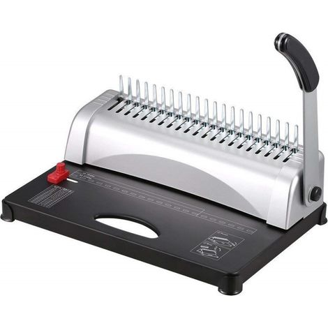 Trade Shop - Spiralbinder-Maschine messen Sie A4 bis 450 Blatt Libri Binding Spirale -