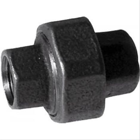 Lot de 10 raccords union coniques fonte noire à visser - femelle 3/8'' (12/17)