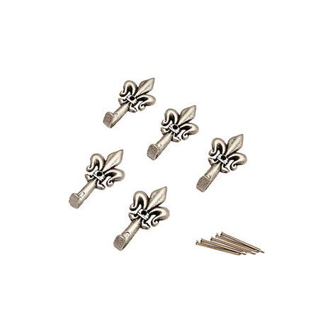 BL GANCIO PER QUADRO GIGLIO 47 MM ARGEN N. 2 5 PZ- DIESSE- 5,0 blister