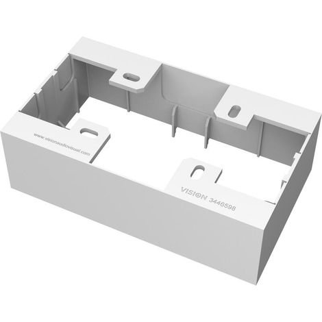Caja de empotrar Vision Techconnect3 de 2 módulos, TC3 BACKBOX2G (1/3)