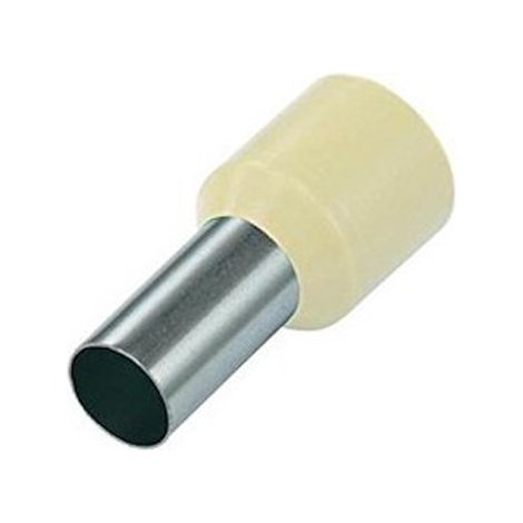 Embout isolé électrique pour fil souple jusqu'à 16mm² – Cuivre étamé – Sachet de 100 – Certification NF – Polypropylène sans halogène – Hilpress