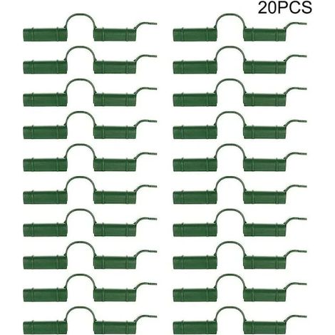 Filiyano-Lot de 20 colliers de serrage pour serre, tubes de serre, outils de fixation, colliers pour bâches et parasols de jardin, 1,1 cm (1/5)