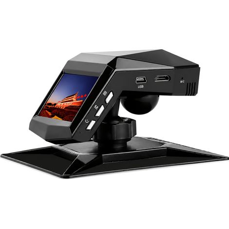 Caméra voiture 1080P avec diffuseur parfum, capteur G, surveillance stationnement, enregistrement boucle (1/5)