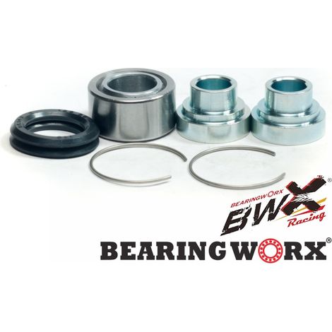 KIT DE REPARACIÓN DE SOPORTE SUPERIOR DEL AMORTIGUADOR TRASERO BEARING WORX PARA YAMAHA YZ 125/250 '98-'18, YZF 250/426/450 '01-'18, WR 250/426/450F '01-'18 (ESFÉRICO CON PTFE)