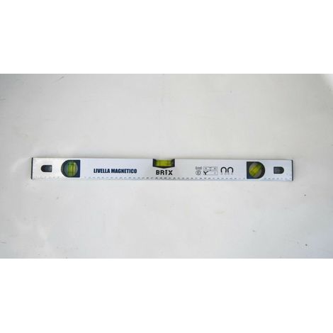 LIVELLA MAGNETICA CALAMITA METRICA IN ALLUMINIO 3 BOLLA BOLLE 60 cm METRO 699