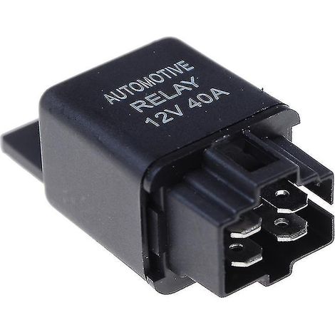 Relais automobile 12 V 40 A, 4 broches SPST, relais d'alarme avec support Hfmqv (1/5)