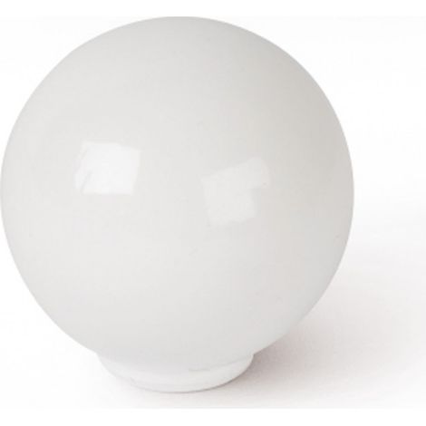 Pomello per mobile a sfera in abs bianco H.29 x L.28 x P.28 mm REI