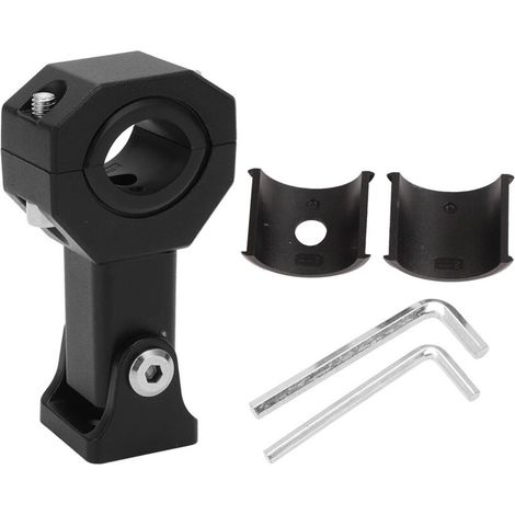 Jeffergarden Support de fixation pour projecteur, réglable de 17 à 33 mm, pivotant à 360°, pour pare-chocs de motos, voitures, camions et tracteurs. (1/5)