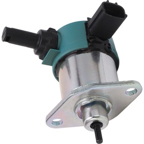 Électrovanne de coupure moteur 12V DC 17208 60016 pour Kubota D1005 D1105 V1505 pelle, en alliage aluminium et ABS (1/5)