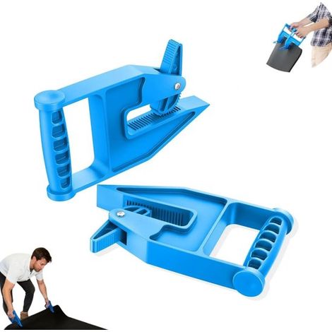 Paquete de 2 pinzas estables para mover colchonetas, herramientas de recogida con mangos antideslizantes para colchonetas de gimnasio, alfombras y muebles de dormitorio. (1/5)