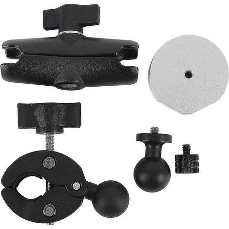 Adaptateur de montage sur toit en alliage d'aluminium avec trou fileté et pince universelle réglable pour mini-antenne. Qualité exceptionnelle. (1/5)