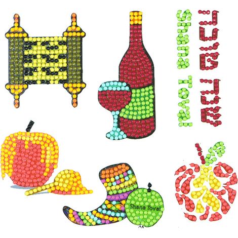 Burger-Serie Diamant-Aufkleber-Set (Stil 12) (1/4)